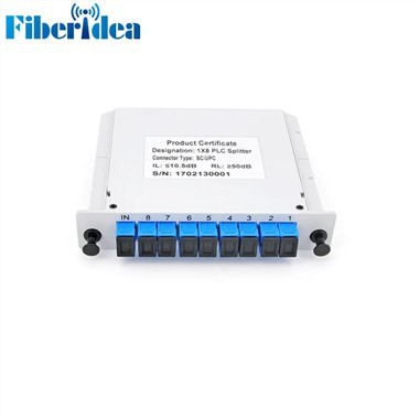 1x8 প্লাগ-ইন PLC স্প্লিটার